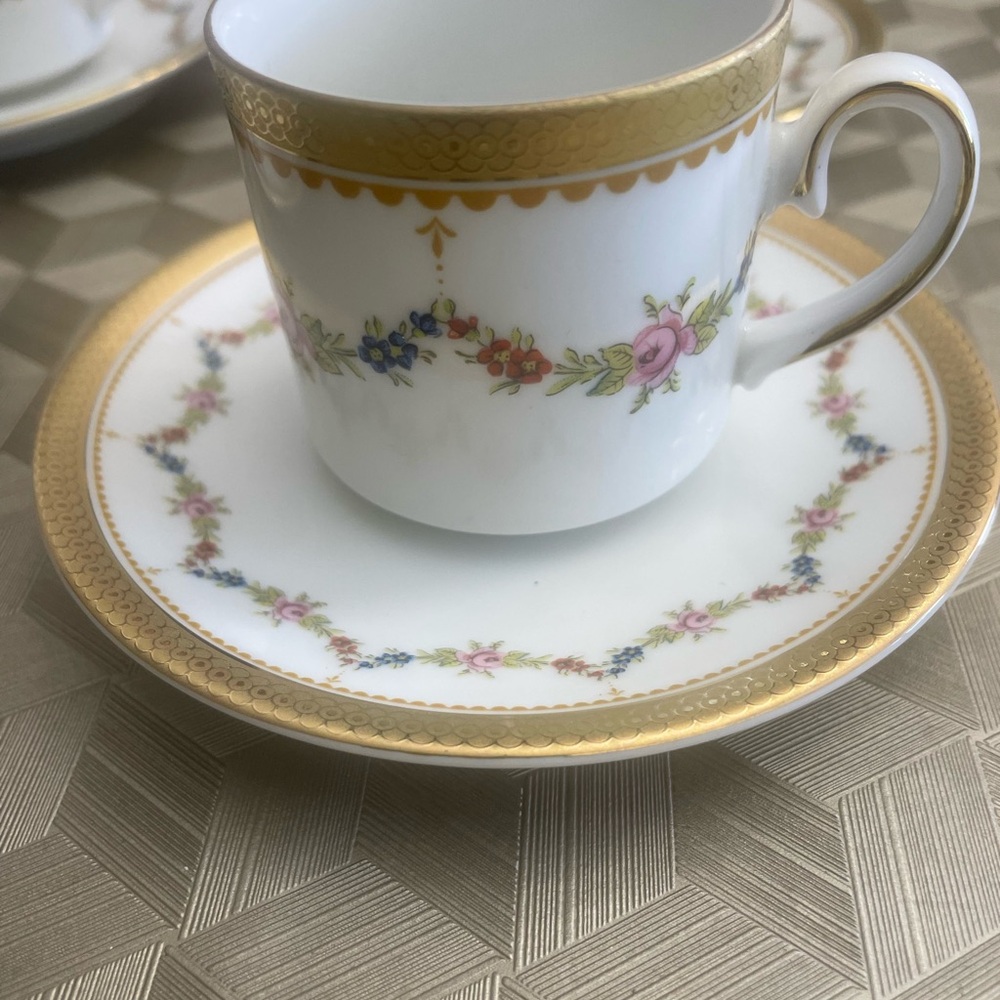 Tirshenreuth Bavaria Made in Germany Coffee set of 4 - Picture 4 of 16